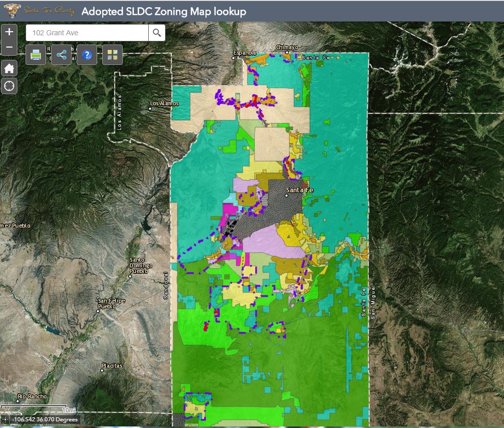 Santa Fe County Gis Santa Fe County : Growth Management / Land Use : Building And Development  Services